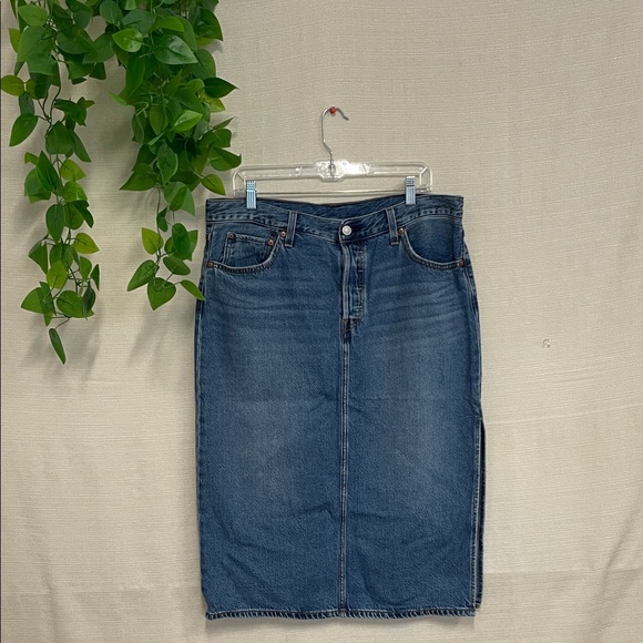 Levi's Dresses & Skirts - Levi's Blue Denim Maxi Skirt